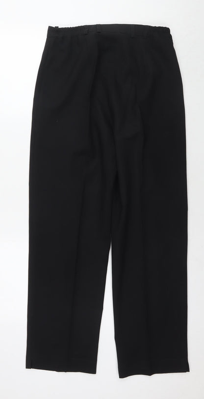 Womens UK Size 12 Bonmarché Regular Fit  Black Trousers