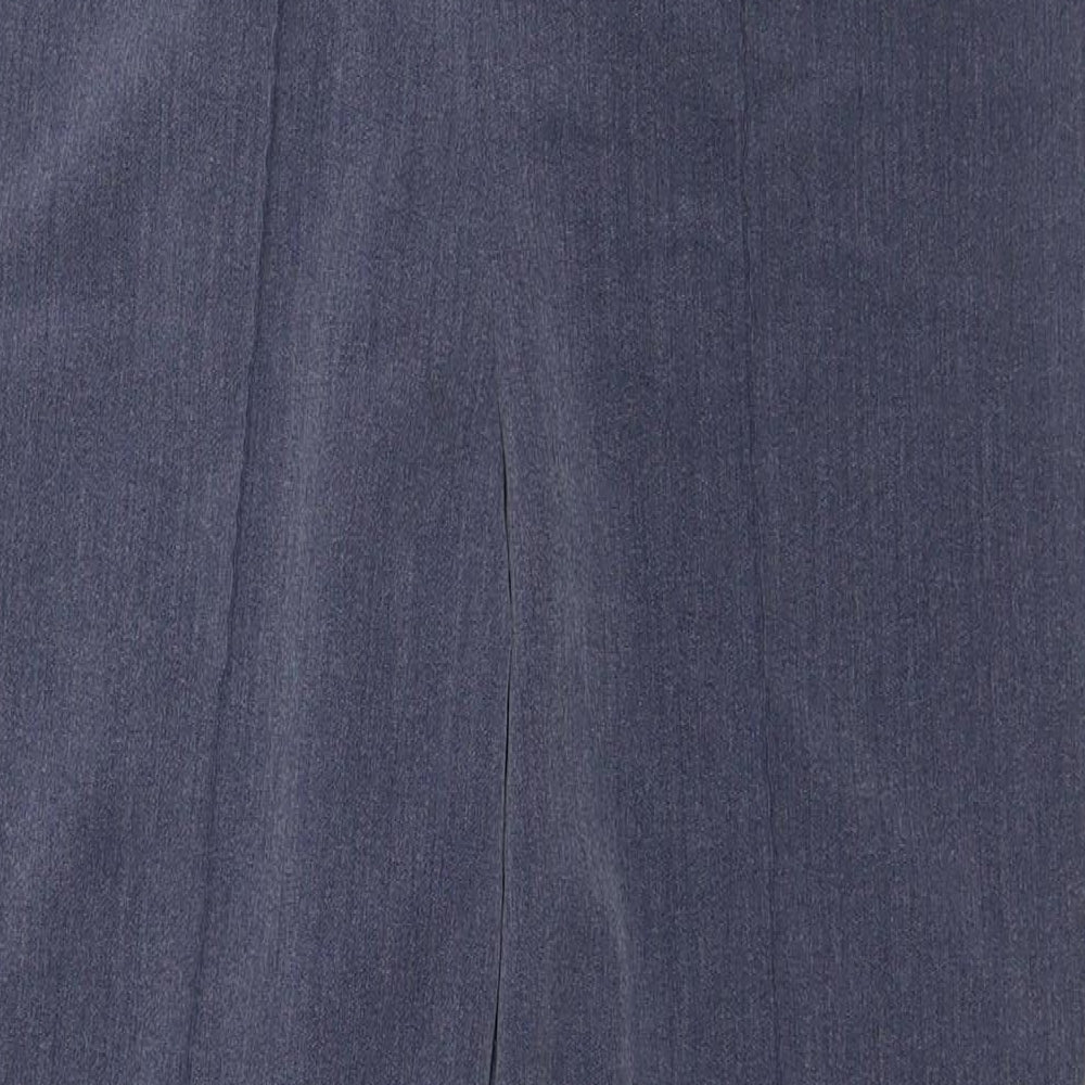 Womens UK Size 12 Marks and Spencer Regular Fit  Blue Trousers