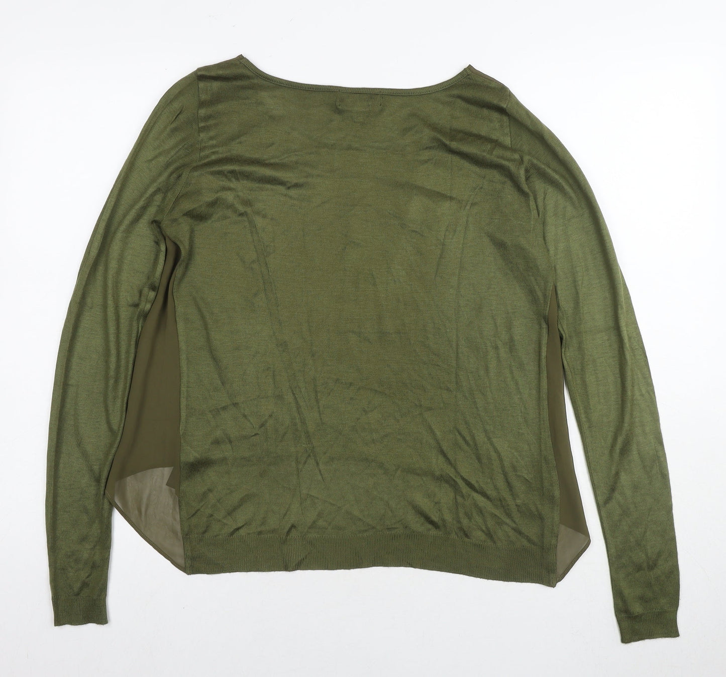 Womens UK Size 8 NEXT Green Basic Blouse