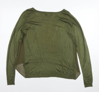 Womens UK Size 8 NEXT Green Basic Blouse