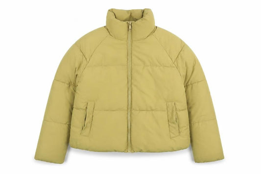Womens UK Size S Monki Yellow Parka Coat