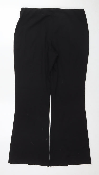 Womens UK Size 14 Marks and Spencer Regular Fit  Black Trousers