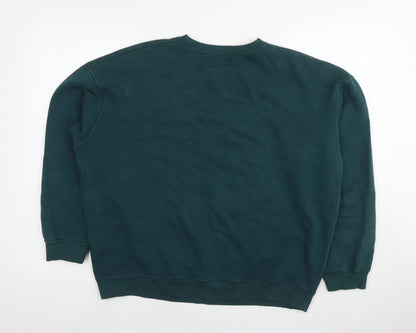 Pacific Republic Womens Blue Cotton Pullover Sweatshirt Size M Pullover - Planets made of stardust