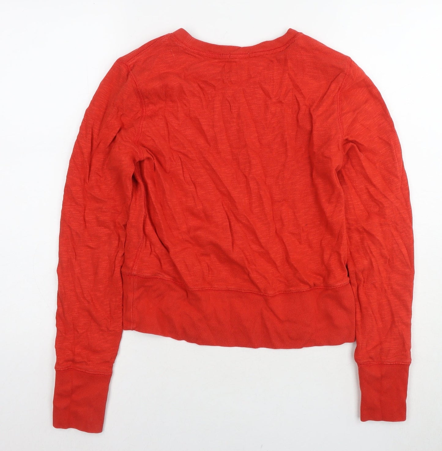 Gap Womens Red Cotton Pullover Sweatshirt Size M Pullover