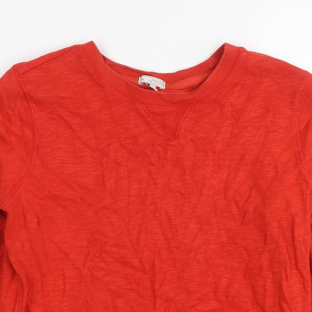 Gap Womens Red Cotton Pullover Sweatshirt Size M Pullover