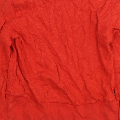 Gap Womens Red Cotton Pullover Sweatshirt Size M Pullover