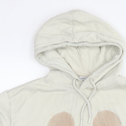 Womens UK Size 10 Disney Beige Pullover Hoodie