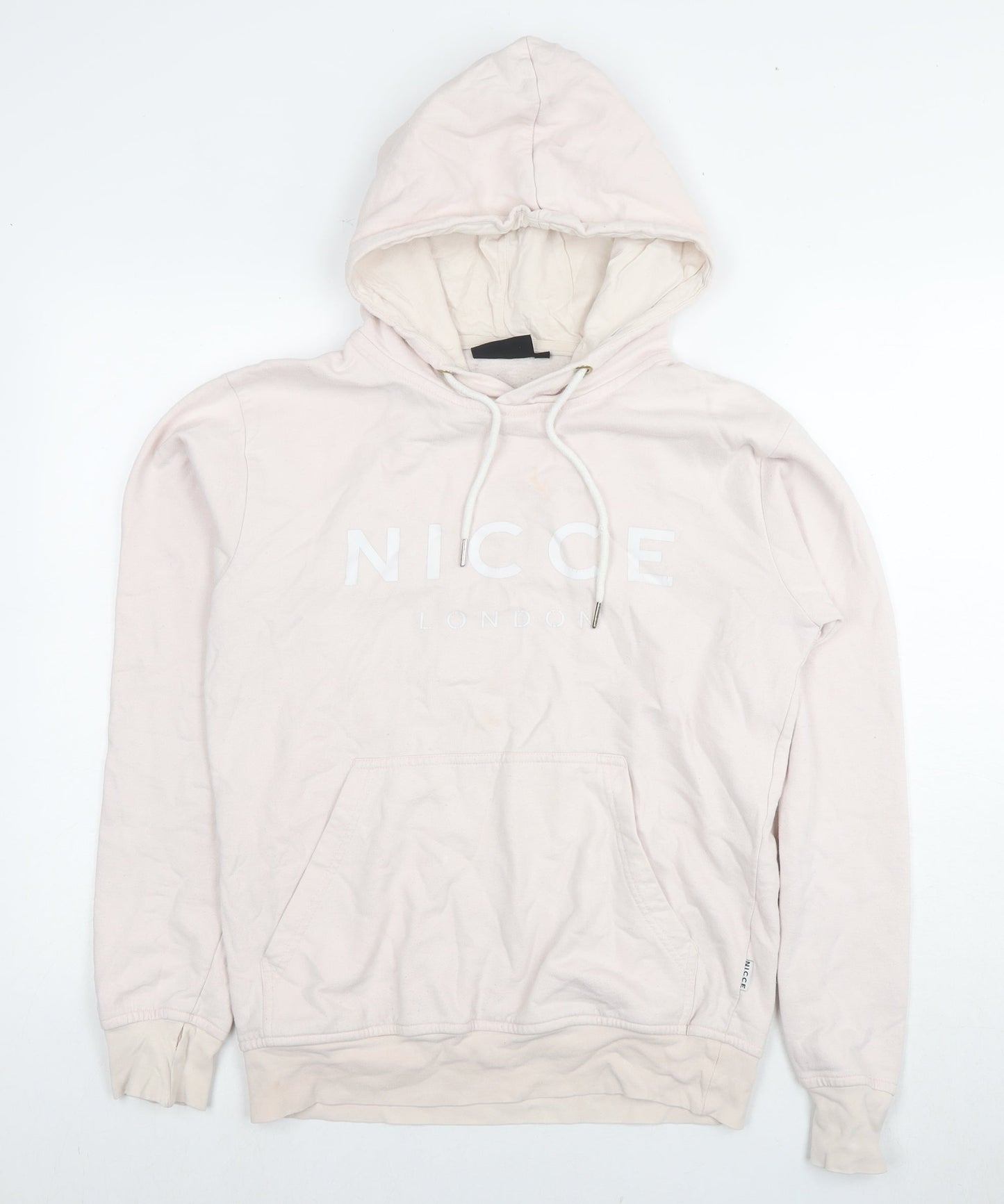 NICCE London Womens Pink Cotton Pullover Hoodie Size XS Pullover - Logo