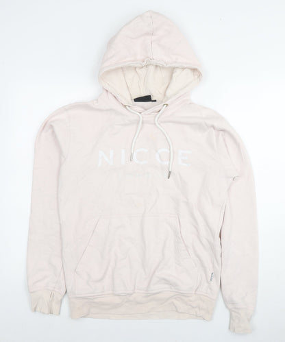 NICCE London Womens Pink Cotton Pullover Hoodie Size XS Pullover - Logo