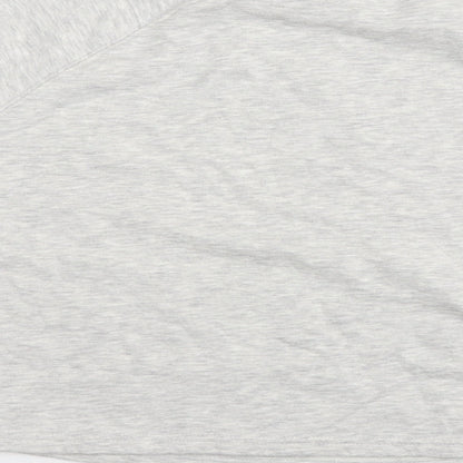 Pineapple Womens Grey Cotton Pullover Sweatshirt Size 10 Pullover - Logo Size 10-12