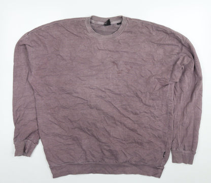Mens UK Size M ONLY & SONS Purple Pullover Sweatshirt