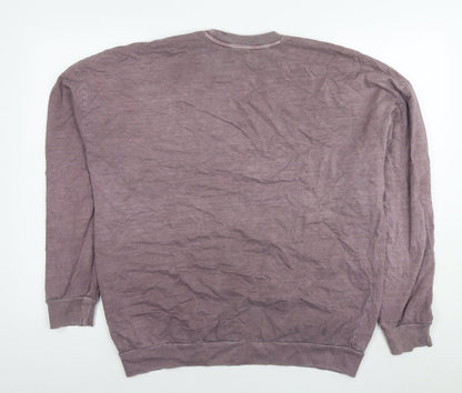 Mens UK Size M ONLY & SONS Purple Pullover Sweatshirt