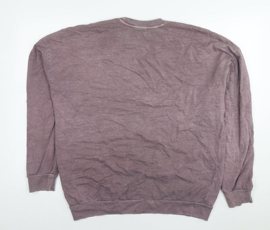 Mens UK Size M ONLY & SONS Purple Pullover Sweatshirt