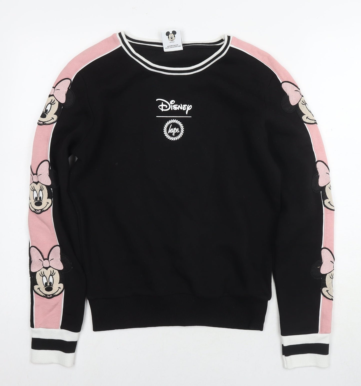 Womens UK Size 6 Disney Black Pullover Sweatshirt