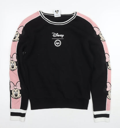 Womens UK Size 6 Disney Black Pullover Sweatshirt