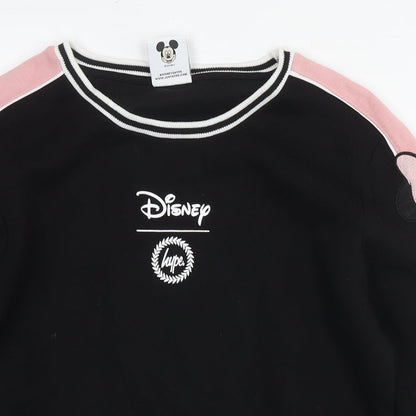 Womens UK Size 6 Disney Black Pullover Sweatshirt
