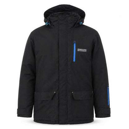Mens UK Size L Atlas Black Rain Coat