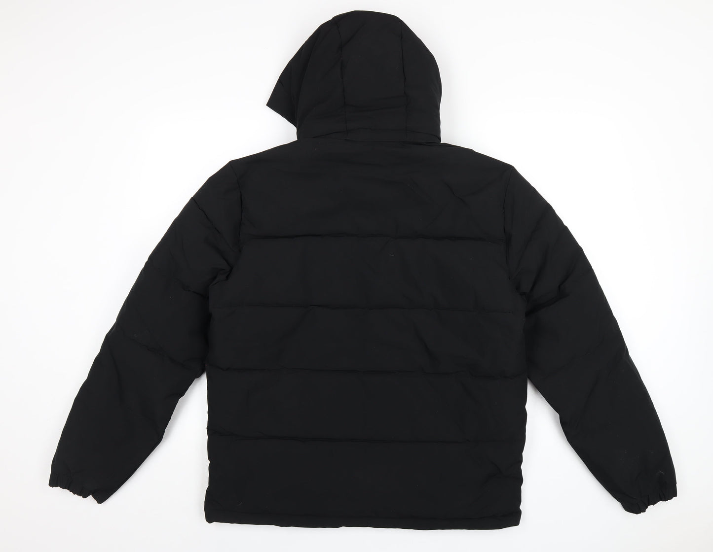 Mens UK Size M JACK & JONES Black Puffer Jacket