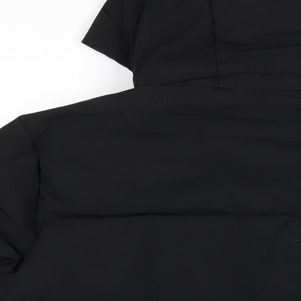 Mens UK Size M JACK & JONES Black Puffer Jacket