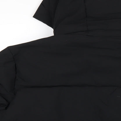 Mens UK Size M JACK & JONES Black Puffer Jacket