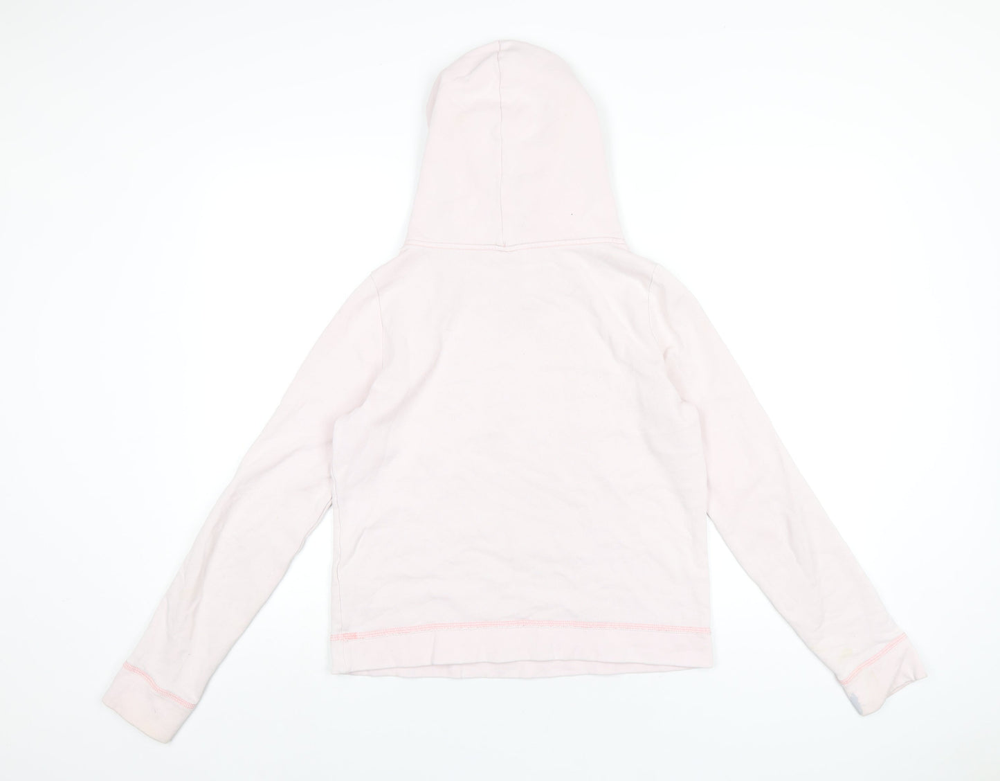 Hollister Womens Pink Cotton Pullover Hoodie Size M Pullover