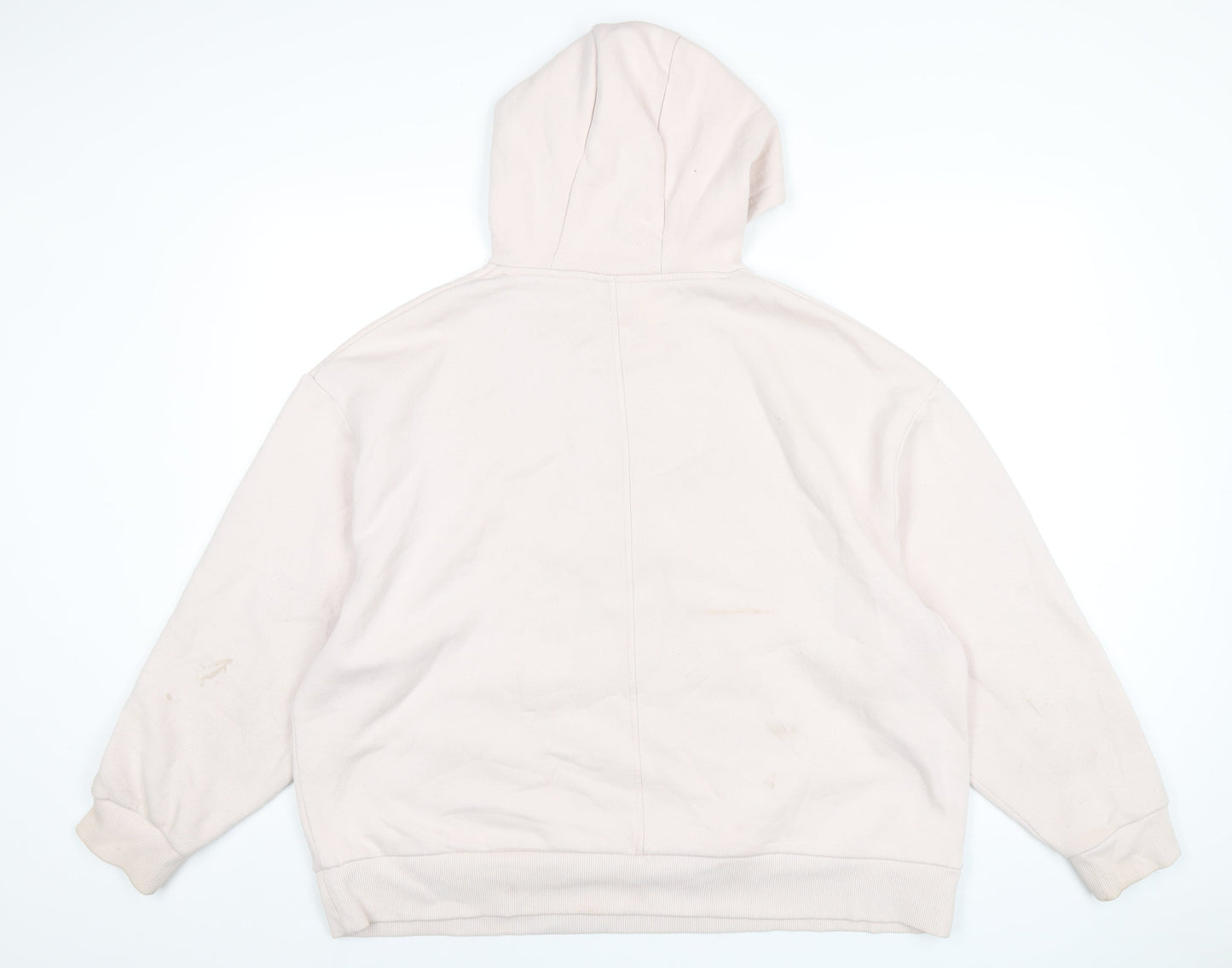 Womens UK Size 10 COLLUSION Pink Pullover Hoodie