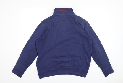 Mens UK Size M Crew Clothing Blue Pullover Sweatshirt