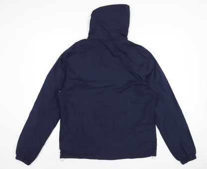 Penfield Womens Blue Rain Coat Coat Size M Zip