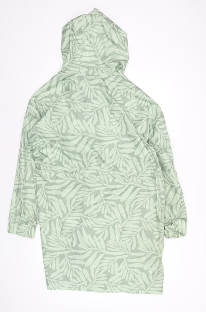 Womens UK Size XL Dunnes Stores Green Rain Coat