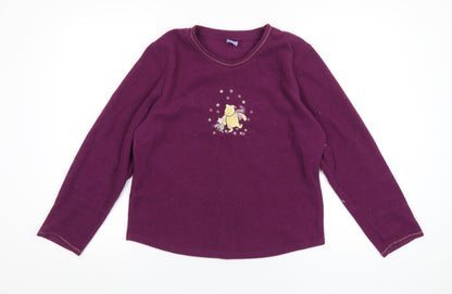 Womens UK Size 10 Disney Purple Pullover Sweatshirt