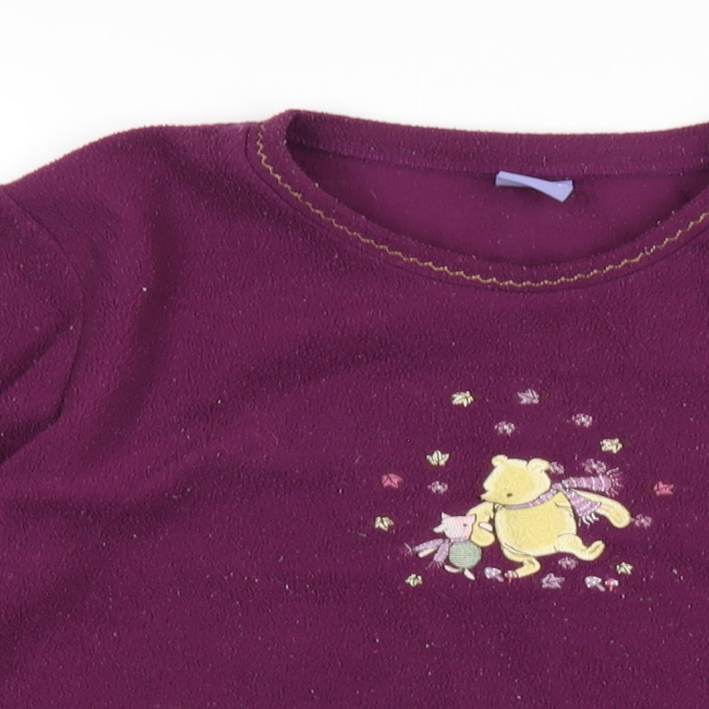 Womens UK Size 10 Disney Purple Pullover Sweatshirt