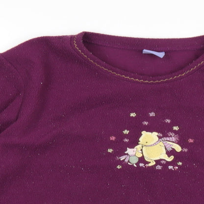 Womens UK Size 10 Disney Purple Pullover Sweatshirt