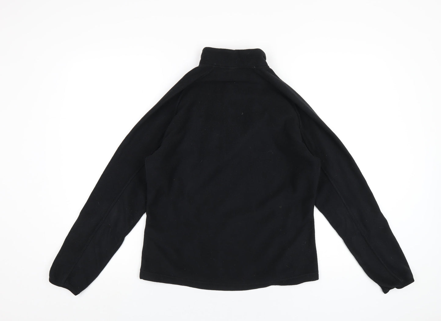 Quechua Womens Black Polyester Pullover Sweatshirt Size M Zip