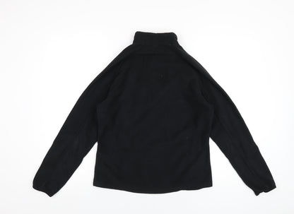 Quechua Womens Black Polyester Pullover Sweatshirt Size M Zip