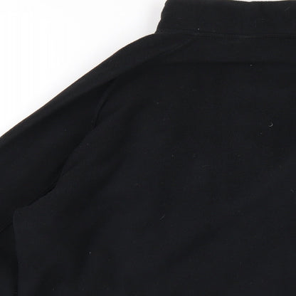 Quechua Womens Black Polyester Pullover Sweatshirt Size M Zip