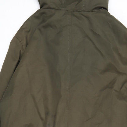 Womens UK Size XS Oasis Green Parka Coat