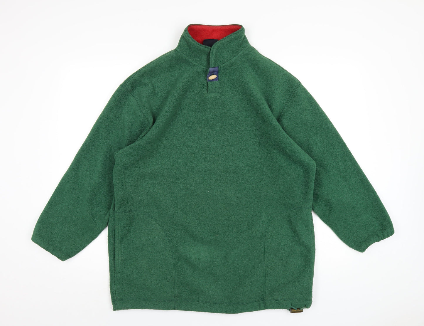 Capt. Scott Mens Green Polyester Pullover Sweatshirt Size S