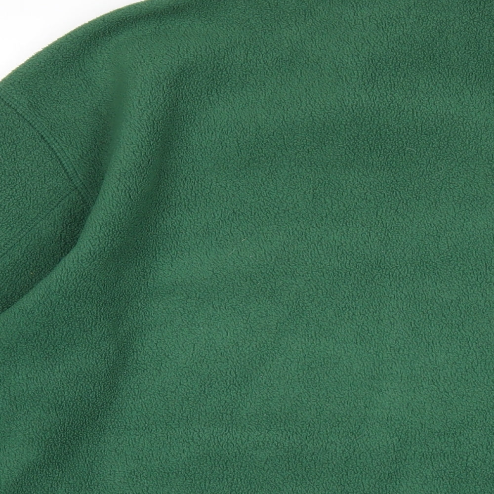 Capt. Scott Mens Green Polyester Pullover Sweatshirt Size S