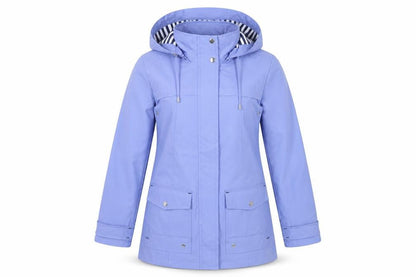 Details Womens Blue Rain Coat Coat Size XS Zip