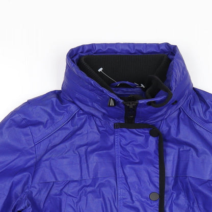 Womens UK Size 6 NEXT Blue Rain Coat