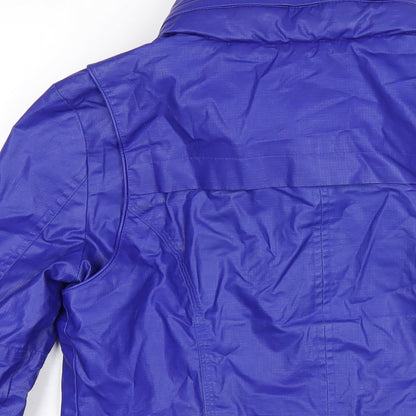 Womens UK Size 6 NEXT Blue Rain Coat