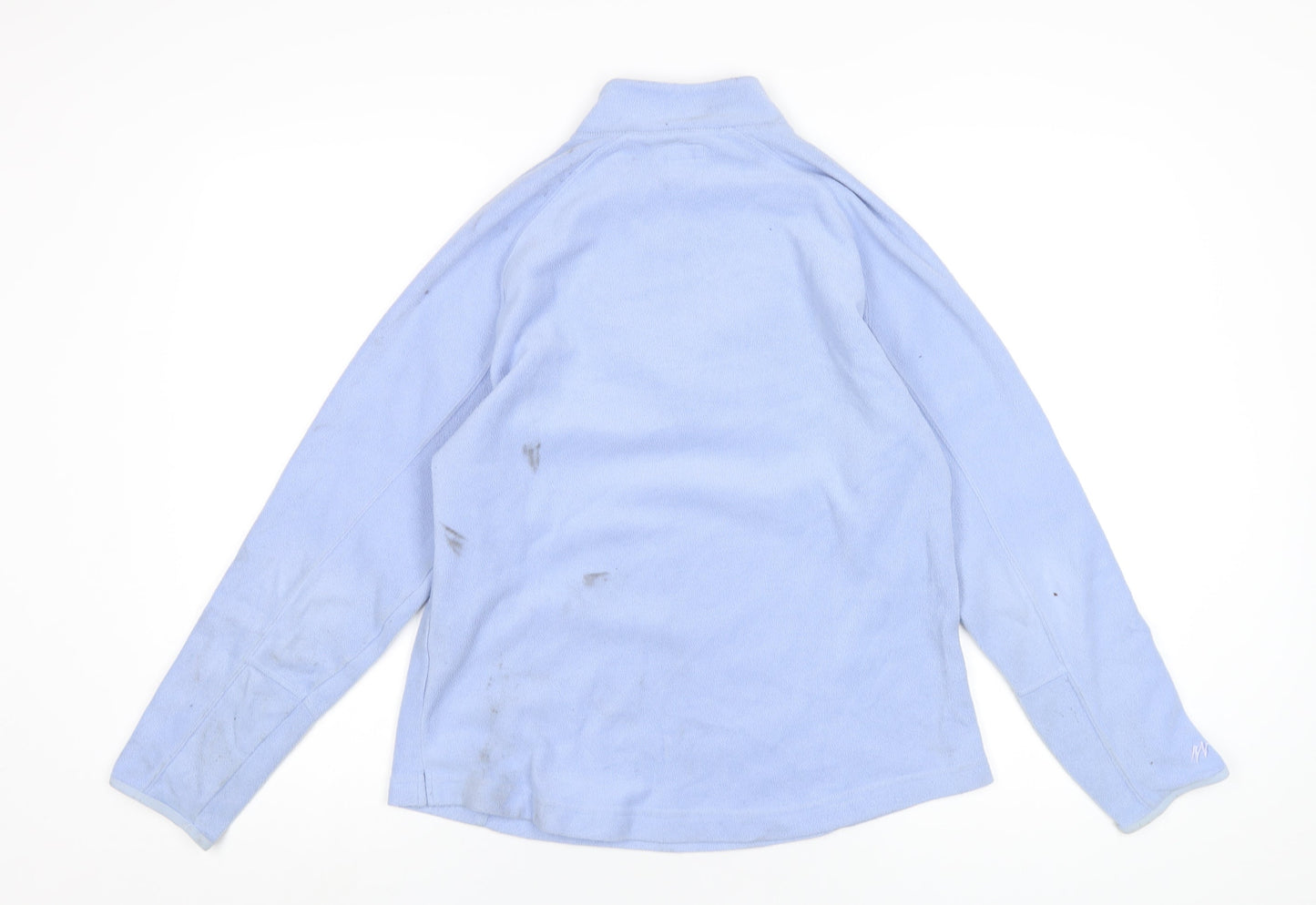 Quechua Womens Blue Polyester Pullover Sweatshirt Size L Zip