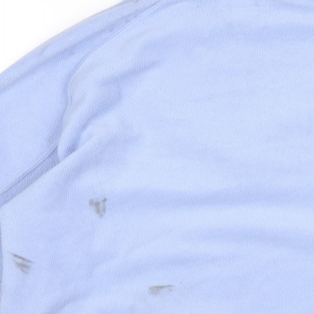 Quechua Womens Blue Polyester Pullover Sweatshirt Size L Zip