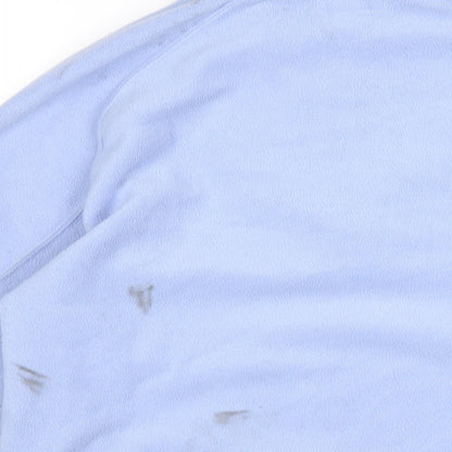 Quechua Womens Blue Polyester Pullover Sweatshirt Size L Zip