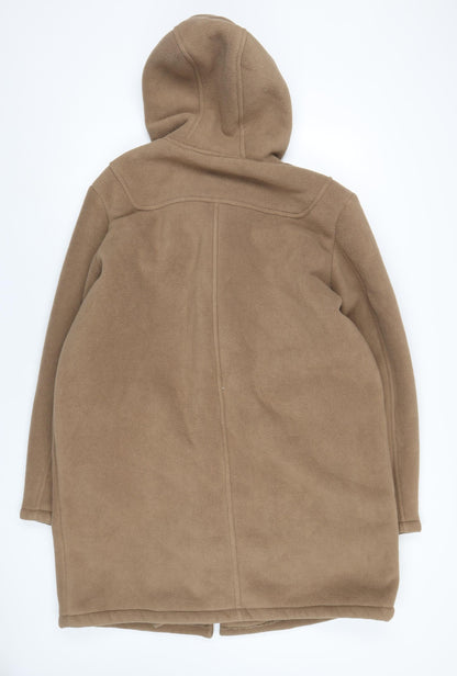 Pegasus Womens Brown Pea Coat Coat Size 16 Toggle