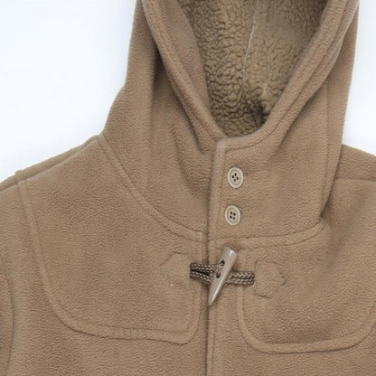 Pegasus Womens Brown Pea Coat Coat Size 16 Toggle