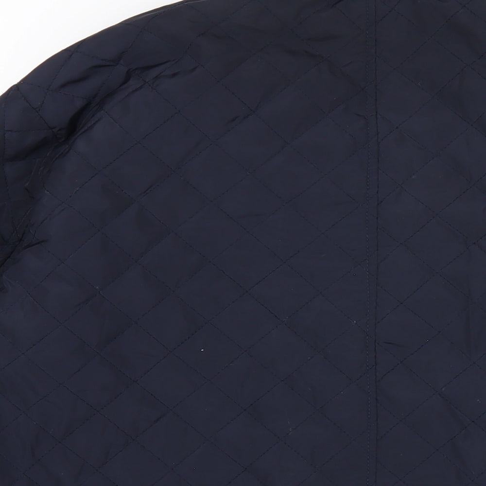 Mens UK Size M BDG Blue Quilted Coat