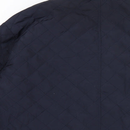 Mens UK Size M BDG Blue Quilted Coat