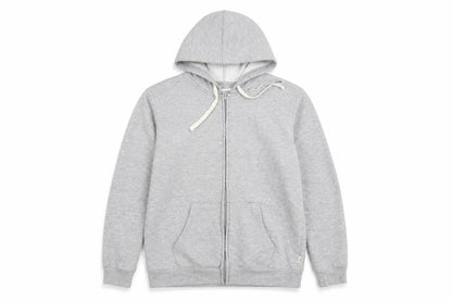 Mens UK Size M Easy Grey Full Zip Hoodie