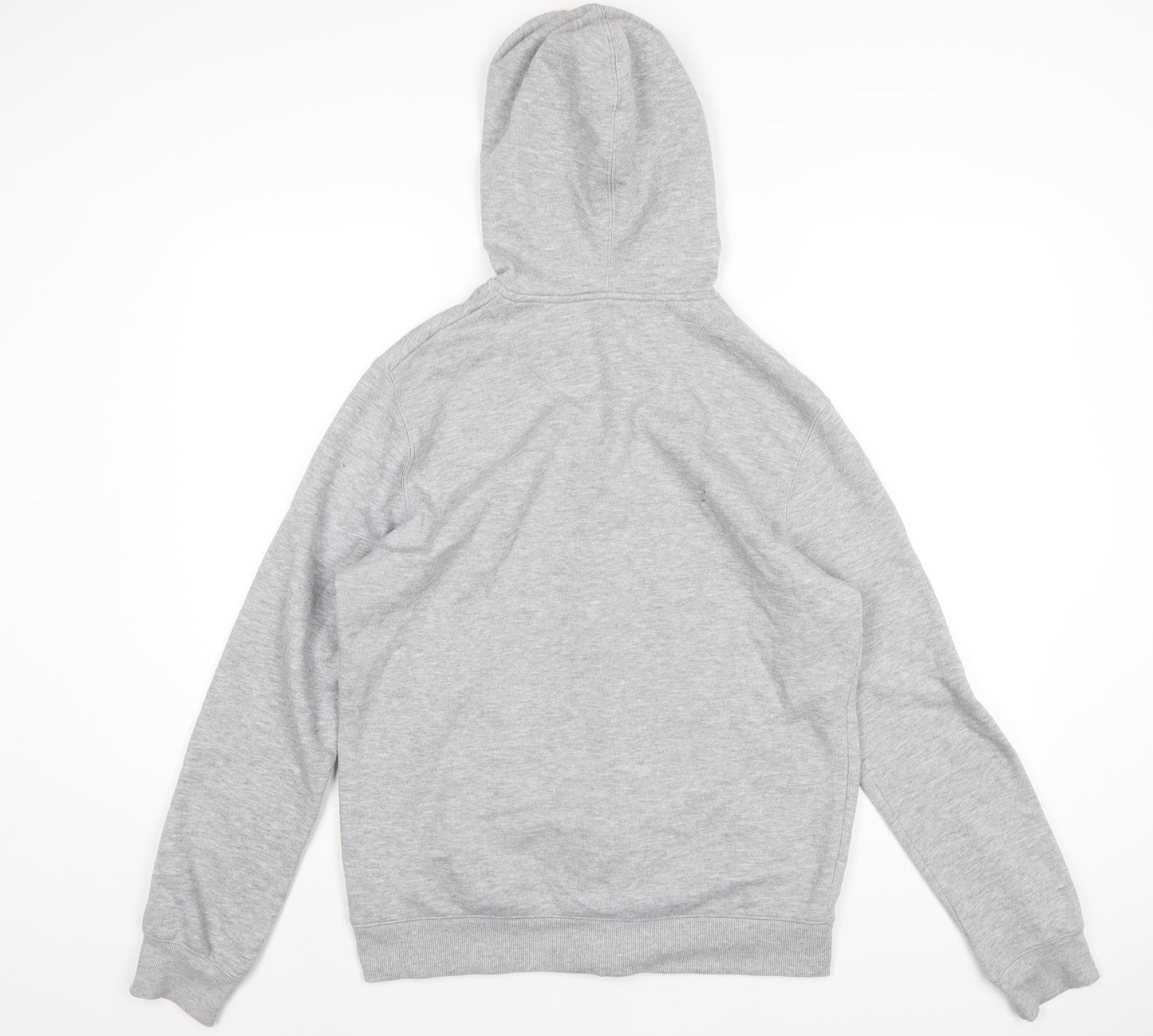Mens UK Size M Easy Grey Full Zip Hoodie